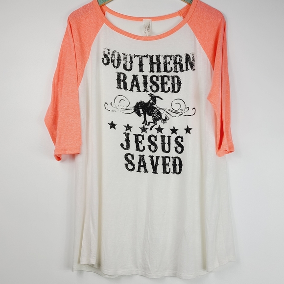 Southern Jesus Ragland T-Shirt - Picture 1 of 8